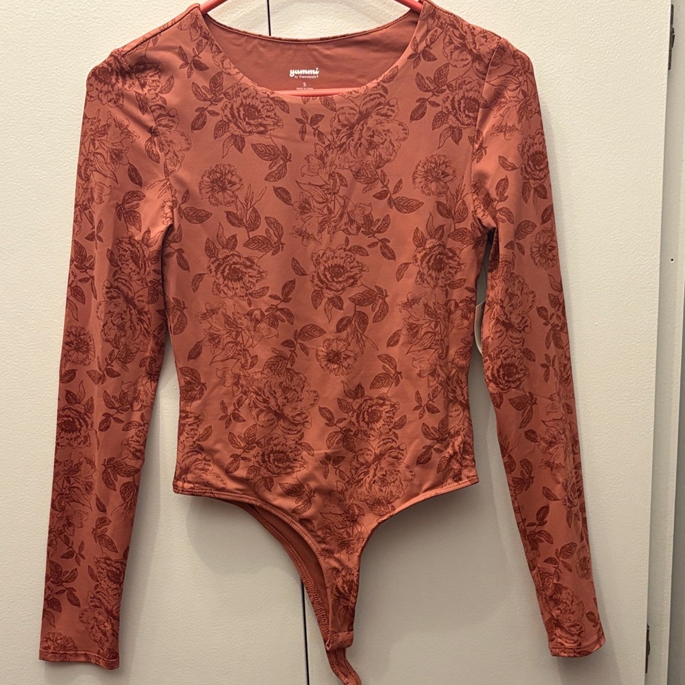 Floral Long Sleeve Bodysuit